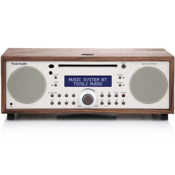Tivoli Audio HI-FI Music System AM/FM Aux-In w Bluetooth, CD Player & Clock Radio WALNUT -
