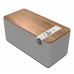 Klipsch THE ONE PLUS Compact Premium Tabletop Bluetooth Speaker WALNUT - Open Box