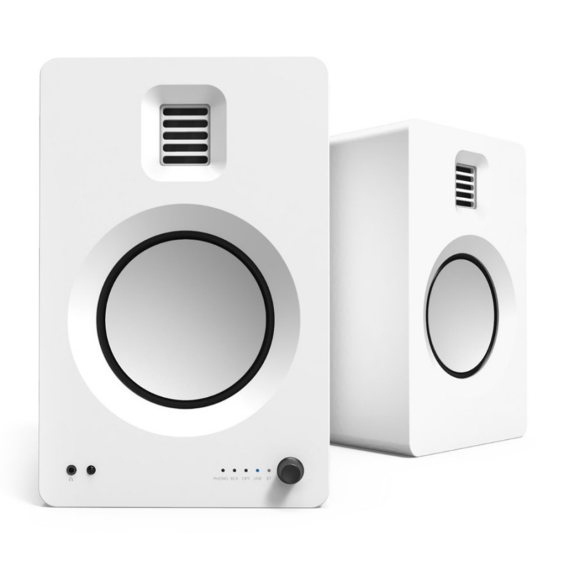 Kanto TUK High-End Powered Bookshelf Speaker (Pair) MATTE WHITE - Open Box