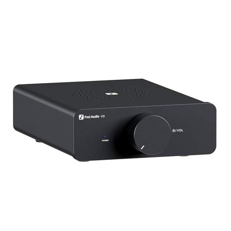 Fosi Audio V3 Mono 300 Wx2 Hi-Fi Stereo Audio Amplifier BLACK